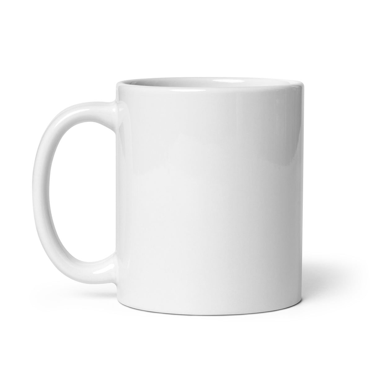 Bear Half Dome White glossy mug