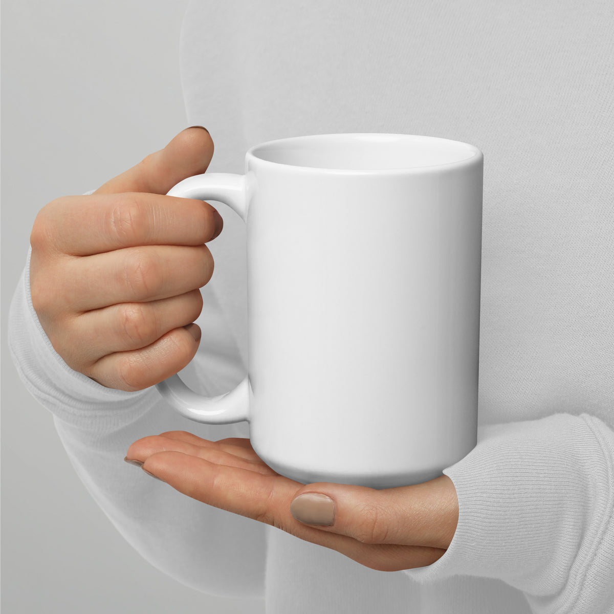 Road to Glacier Point Arrowhead White glossy mug