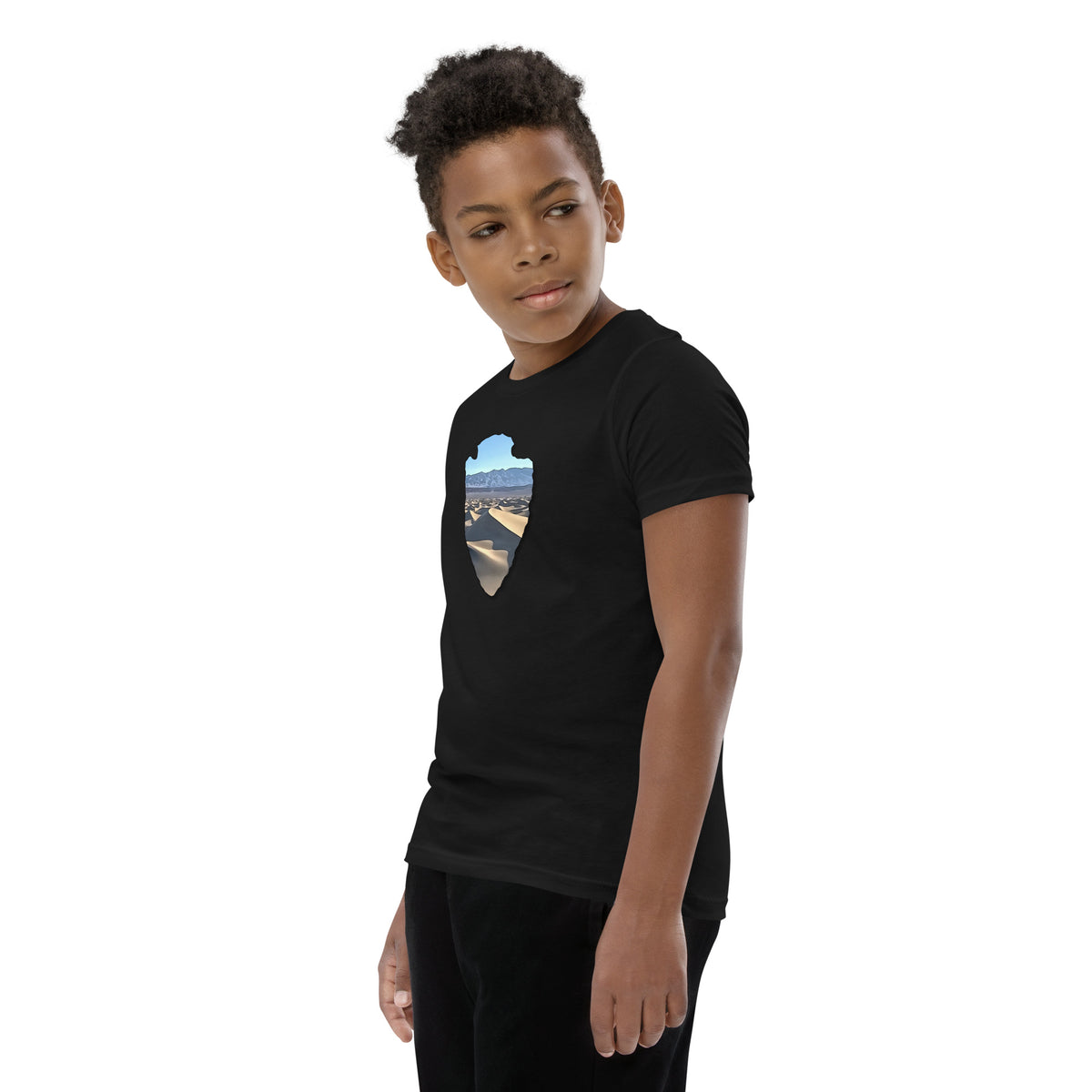 Mesquite Flat Sand Dunes Arrowhead Youth Short Sleeve T-Shirt
