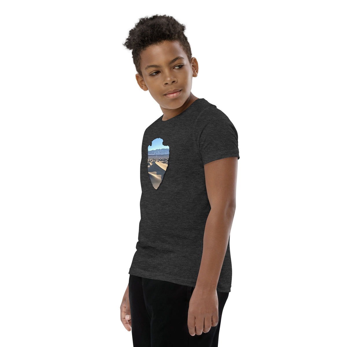 Mesquite Flat Sand Dunes Arrowhead Youth Short Sleeve T-Shirt