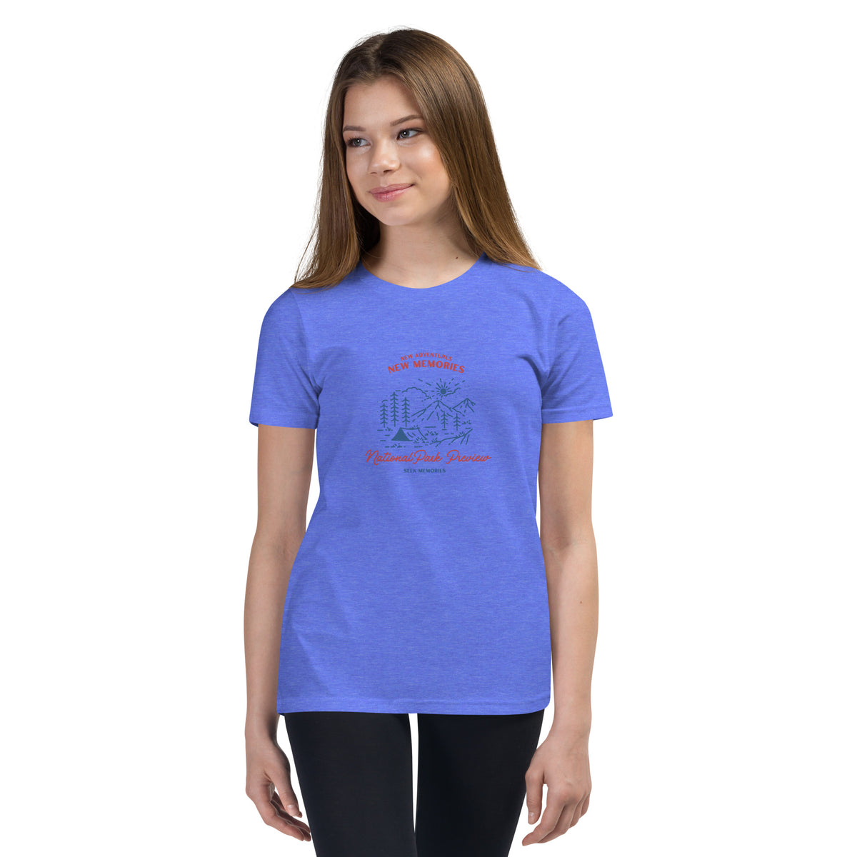 New Adventures New Memories Youth Short Sleeve T-Shirt