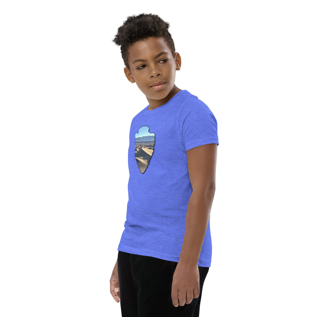 Mesquite Flat Sand Dunes Arrowhead Youth Short Sleeve T-Shirt