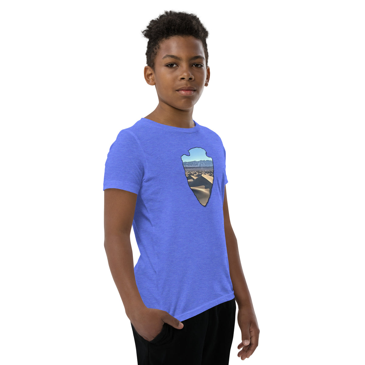 Mesquite Flat Sand Dunes Arrowhead Youth Short Sleeve T-Shirt