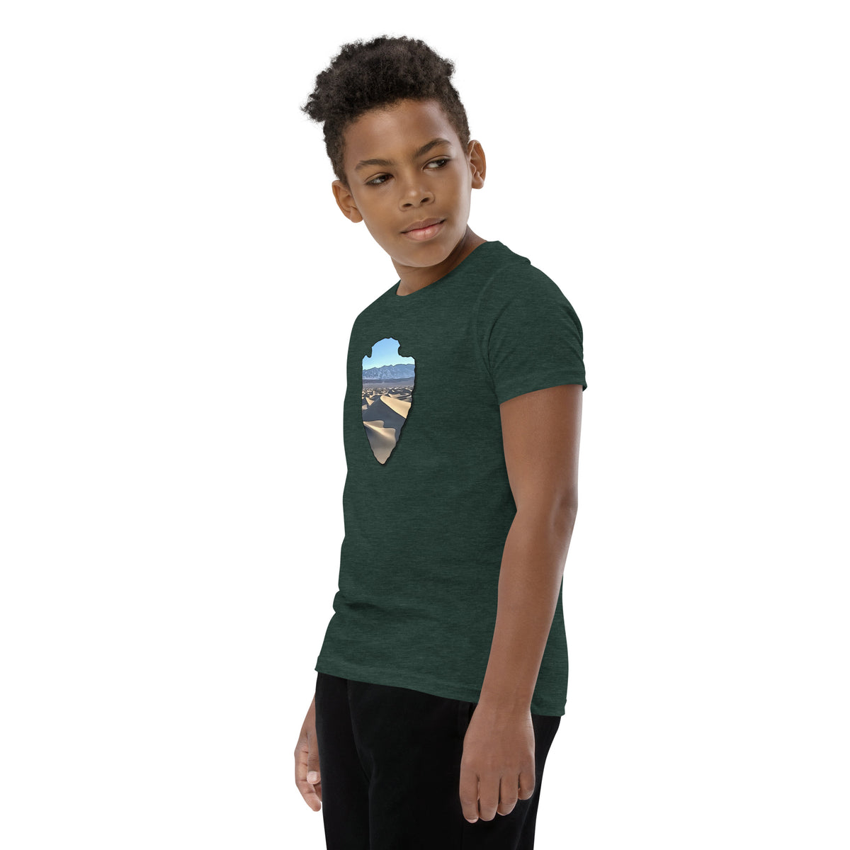 Mesquite Flat Sand Dunes Arrowhead Youth Short Sleeve T-Shirt
