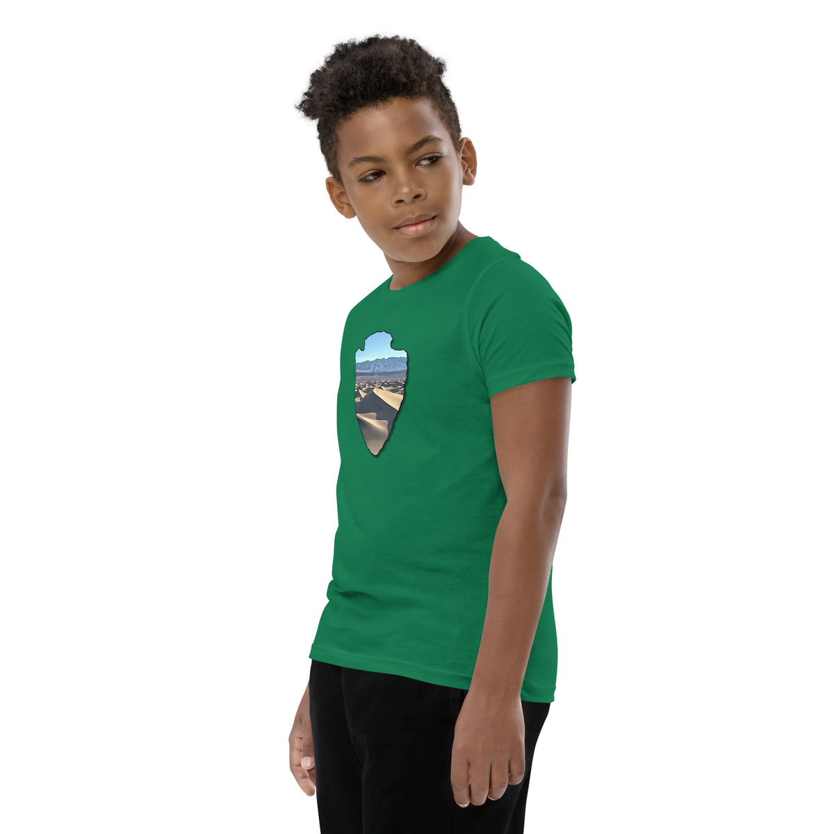 Mesquite Flat Sand Dunes Arrowhead Youth Short Sleeve T-Shirt