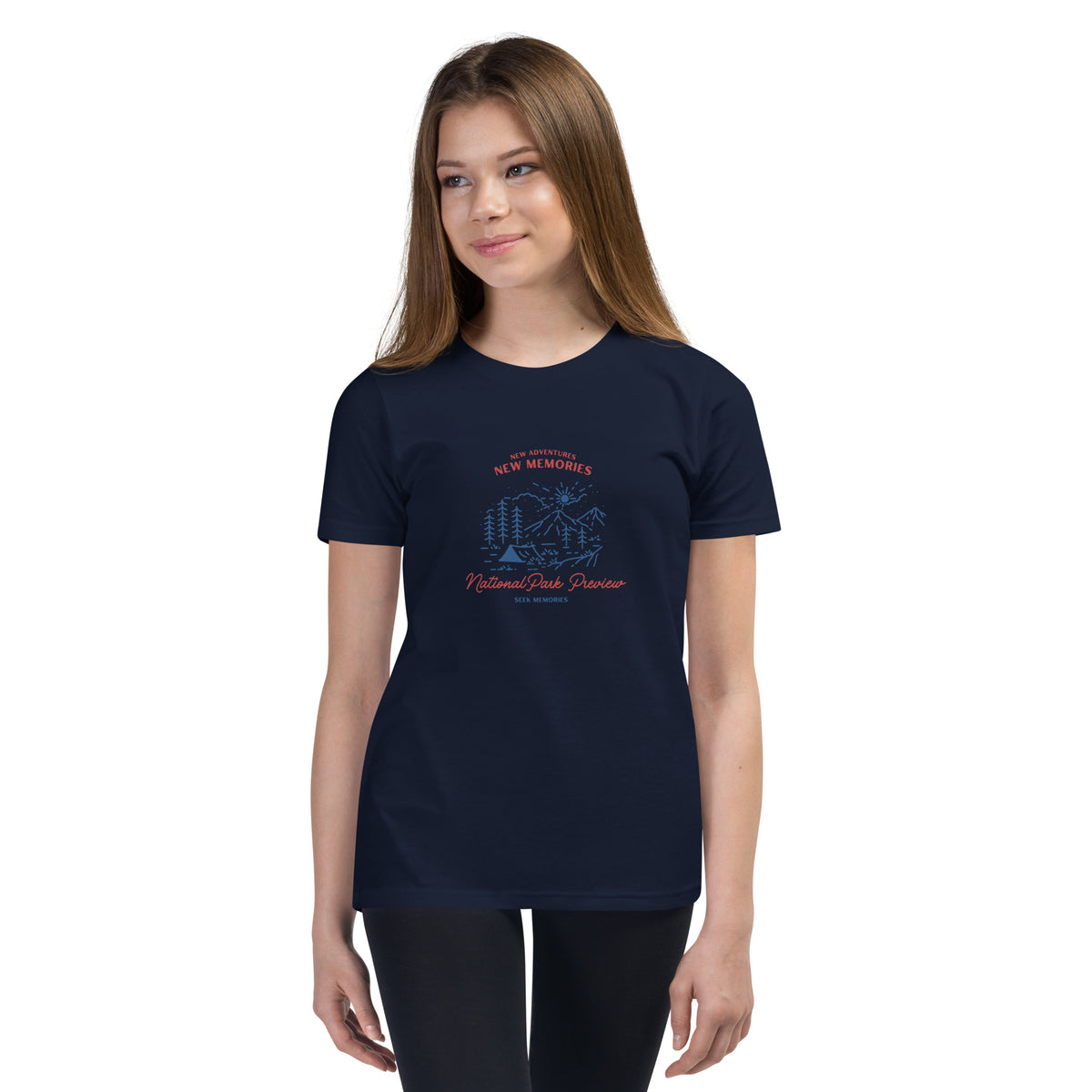 New Adventures New Memories Youth Short Sleeve T-Shirt
