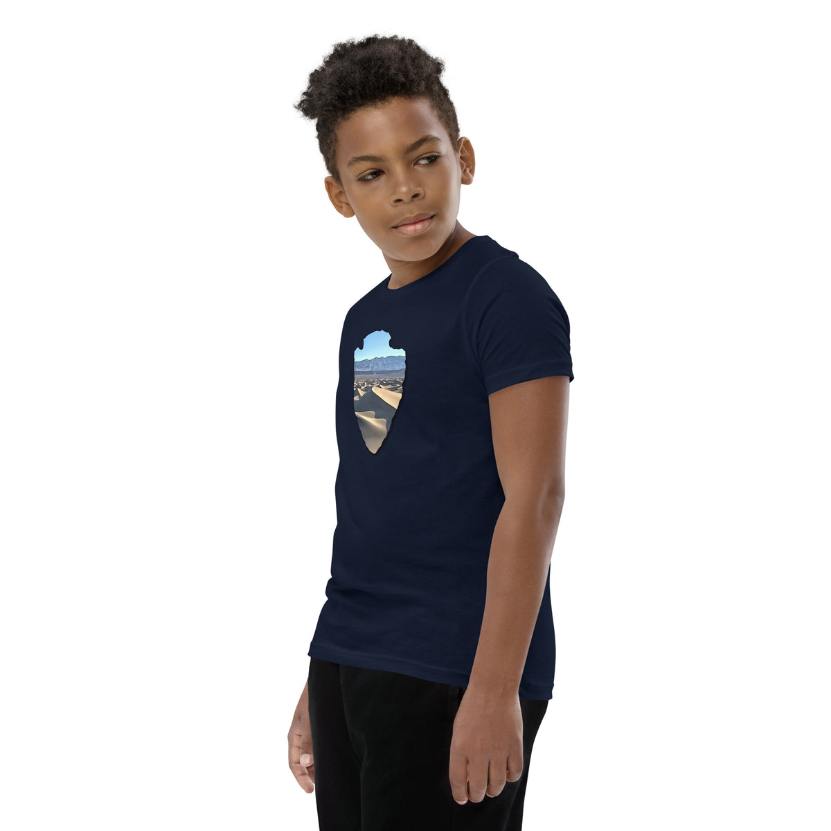 Mesquite Flat Sand Dunes Arrowhead Youth Short Sleeve T-Shirt
