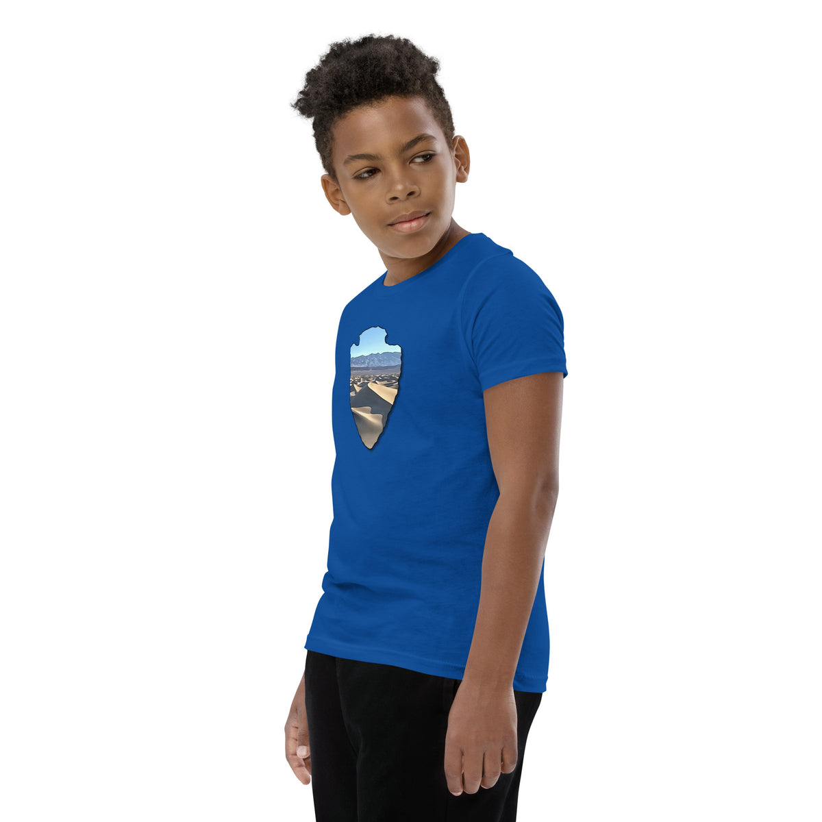 Mesquite Flat Sand Dunes Arrowhead Youth Short Sleeve T-Shirt