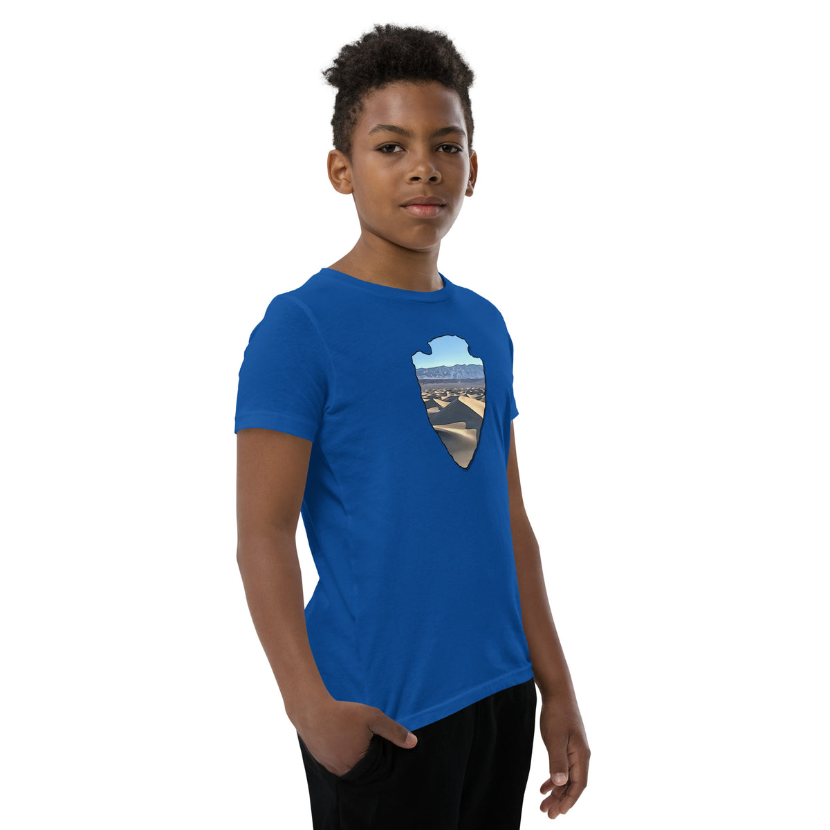 Mesquite Flat Sand Dunes Arrowhead Youth Short Sleeve T-Shirt