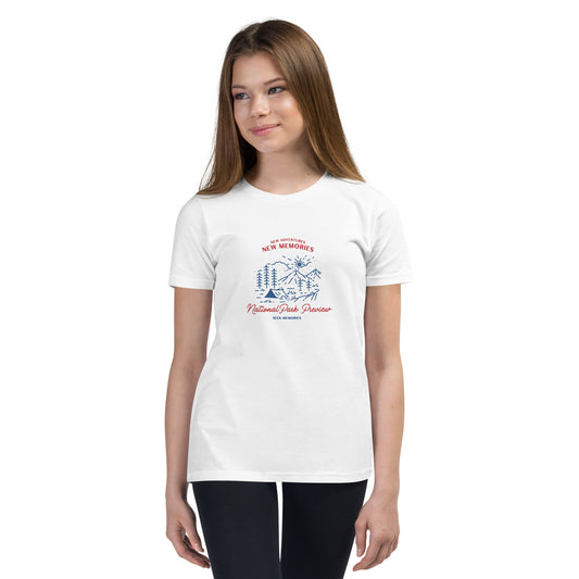 New Adventures New Memories Youth Short Sleeve T-Shirt
