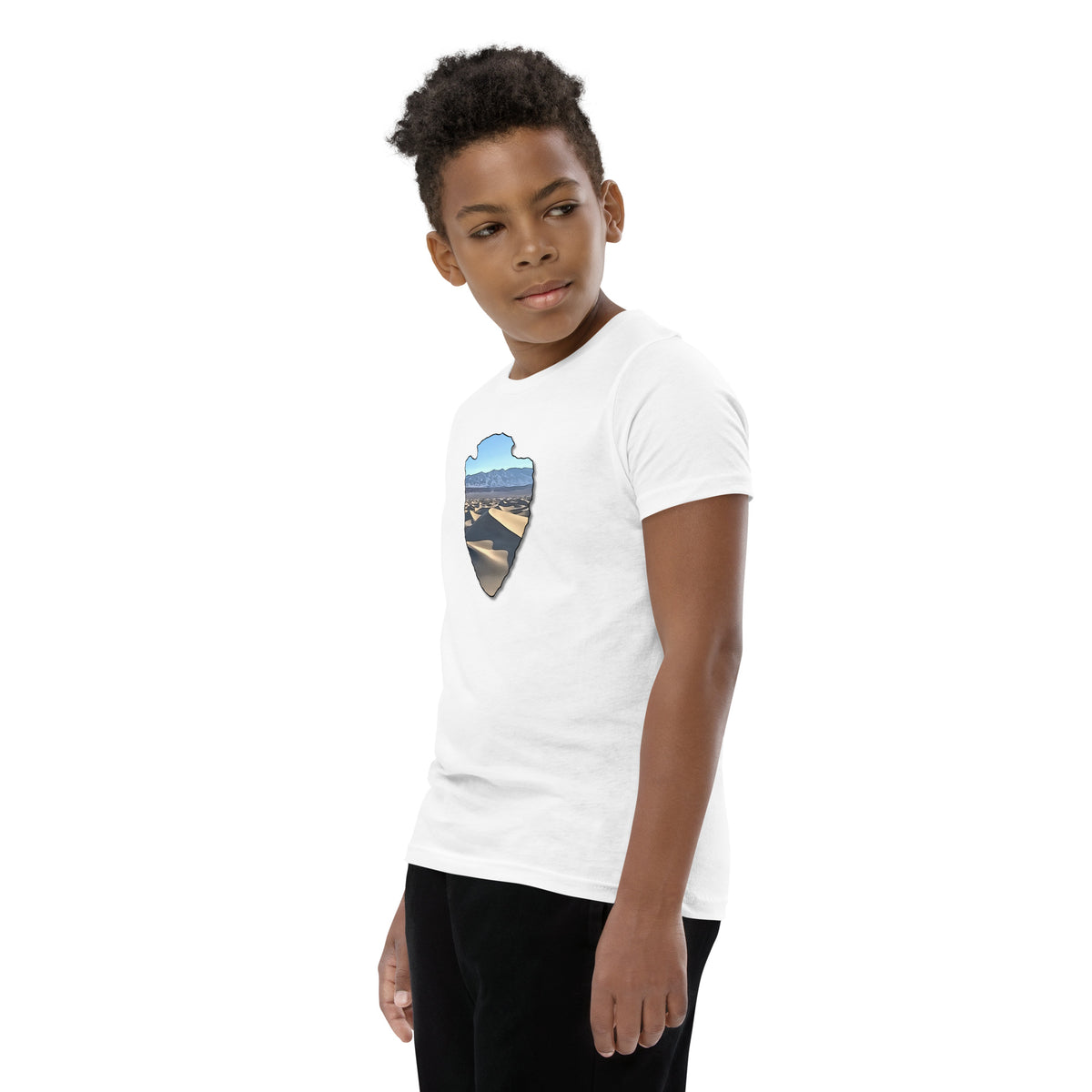 Mesquite Flat Sand Dunes Arrowhead Youth Short Sleeve T-Shirt